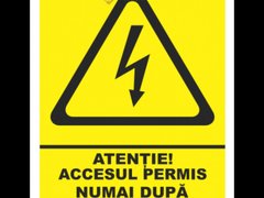 Indicator accesul permis numai dupa deconectare